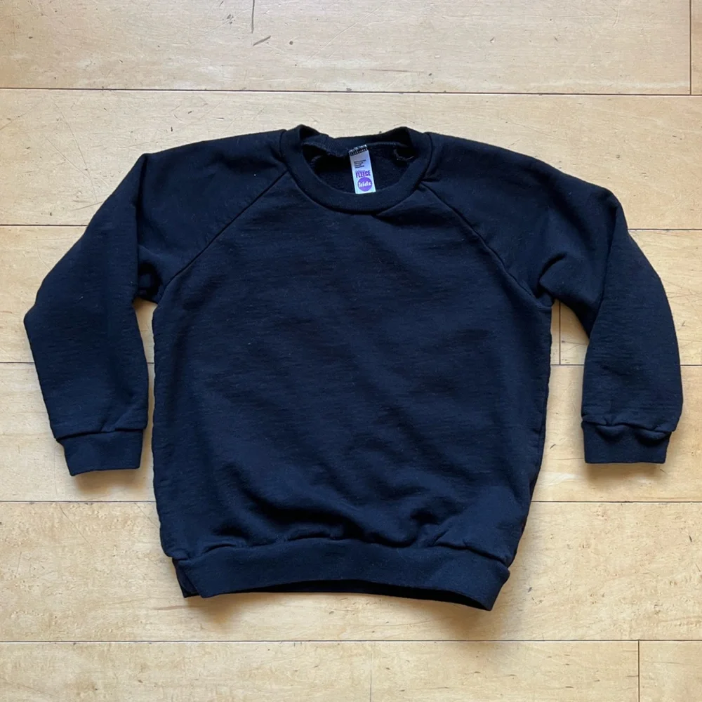 American Apparel California Fleece Kids Crewneck‎ Sweatshirt, Child Youth sz 6